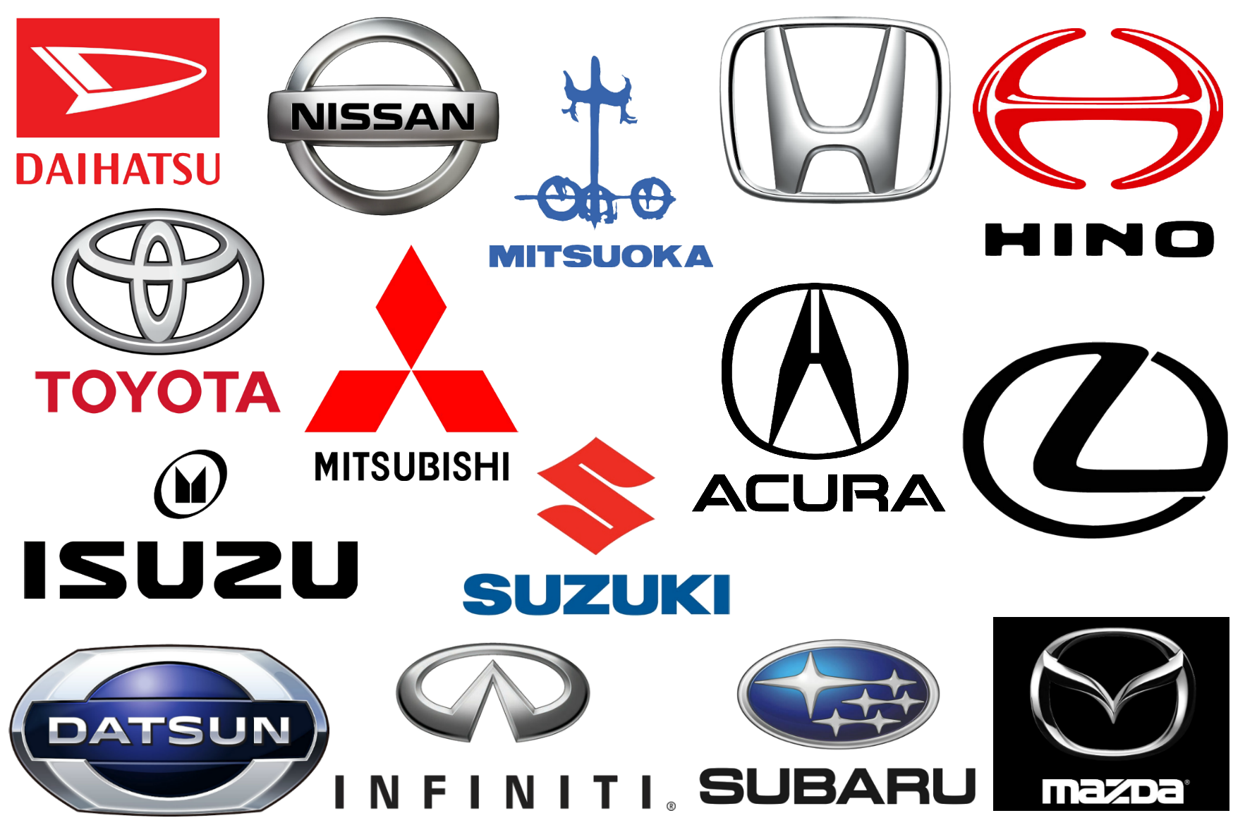 Japanese-car-brands-flyers